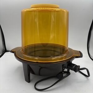 West Bend Popcorn Corn Popper Butter matic 4 Qt Electric 25467 w Dome & Lid
